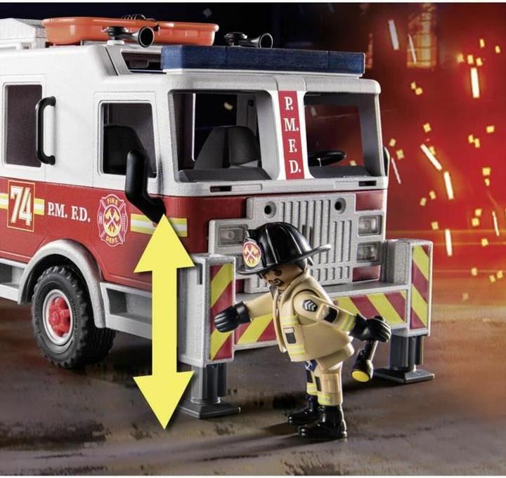 Produktbild Playmobil Feuerwehr-Fahrzeug: US Tower Ladder (70935, Playmobil City Action)