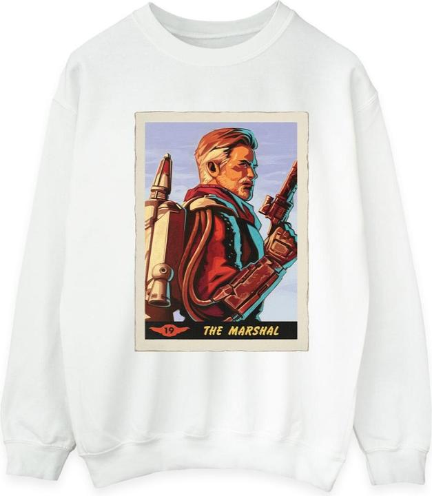 Actual product image Star Wars Mens The Mandalorian The Marshal Sweatshirt (XL)