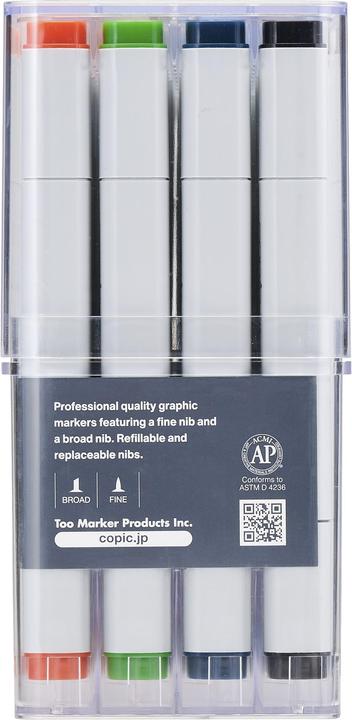 Actual product image Copic Set of 72 (Grey, 7 mm, 72 x)