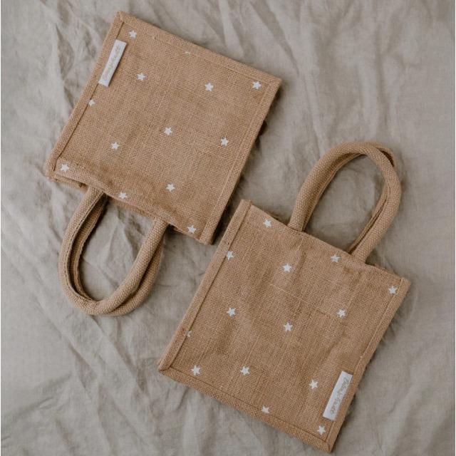 Image du produit Eulenschnitt Mini Jute Shopper Etoiles en set de 2 - de