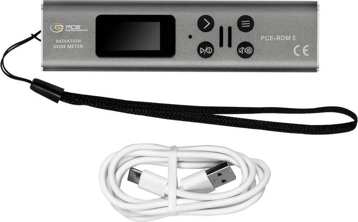 Actual product image PCE Instruments PCE-RDM 5 Geiger-Müller counter tube Radiation: gamma, alpha, X-ray
