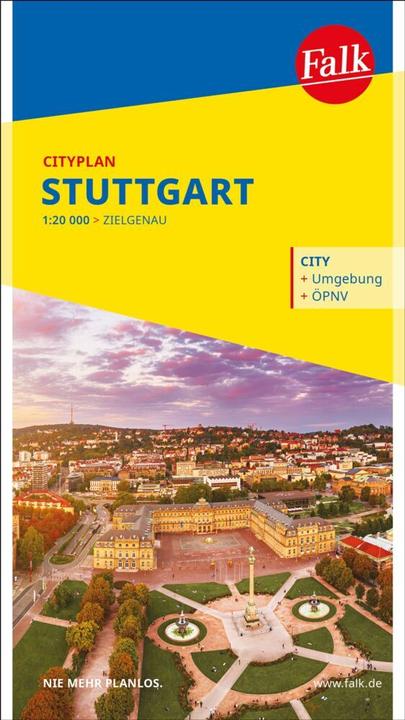 Produktbild Falk Cityplan Stuttgart 1:21.000