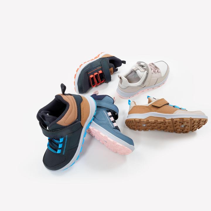 Produktbild Quechua Wanderschuhe Kinder Grösse 28–34 halbhoch Klettverschluss - NH500 blau (34)