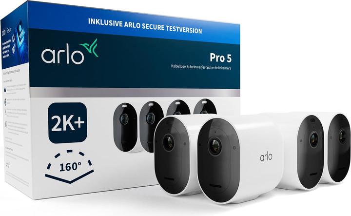 Actual product image Arlo Pro 5 4-pack (2560 x 1440 (WQHD))