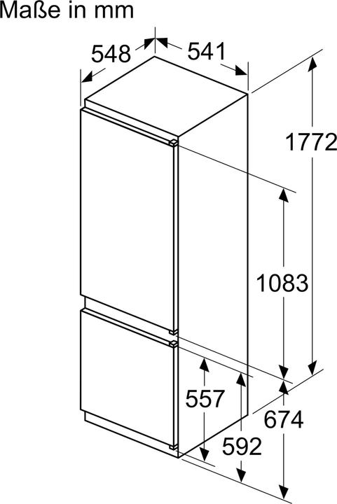 Produktbild Bosch Hausgeräte KIV87NSF0 (270 l)