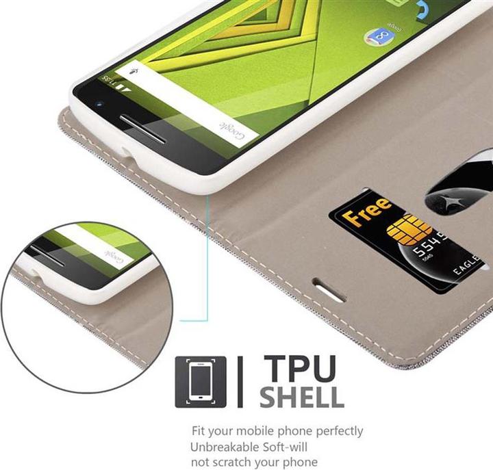Productafbeelding Cadorabo Boek Jeans Optiek Cover (Motorola Moto X Play)