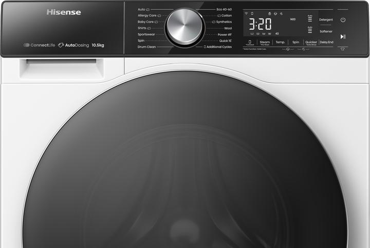 Actual product image Hisense WF5S1045BW (10 kg, Left)