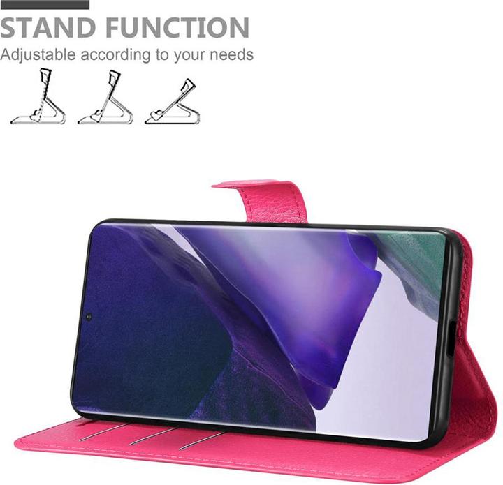 Actual product image Cadorabo Book with stand function cover (Samsung Galaxy Note 20+)