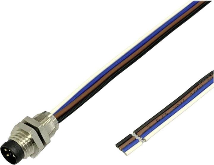 Produktbild BKL Electronic 2701006 Sensor/Aktor Einbaustecker M8 2 m Polzahl: 3 1 St.