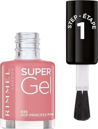 Produktbild Rimmel London Rimmel - Super Gel Nail Polish 035 Pop Princess Pink (035, Farblack)