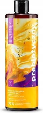 Actual product image Vianek Prebiotic Micellar Liquid With Vitamin C 400 Ml (Blackhead remover, 400 ml)