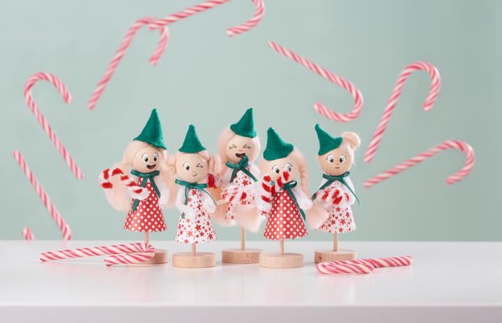 Actual product image VBS Craft set "Sugar dolls", 5 pieces