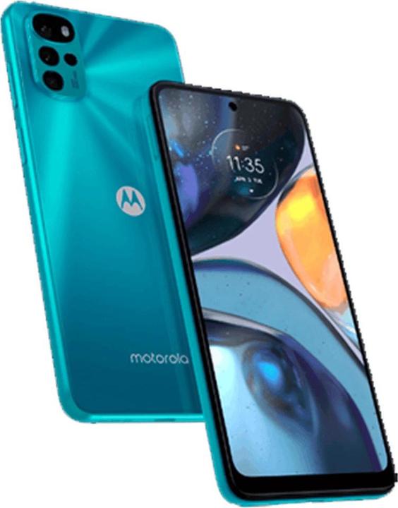 Actual product image Motorola 22 (64 GB, Iceberg blue, 6.50", 50 Mpx, 4G)