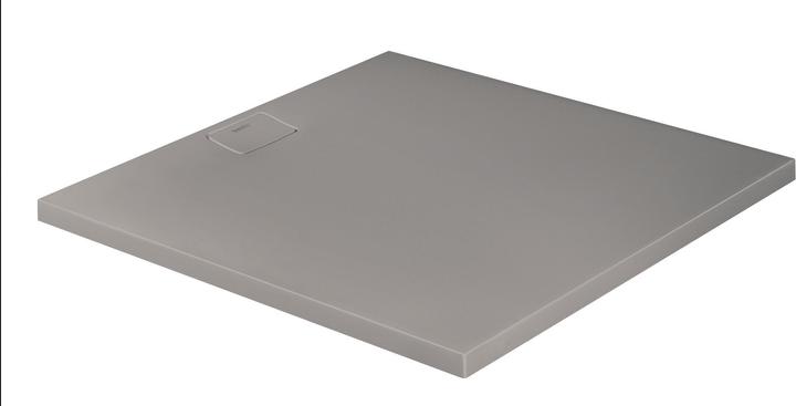 Actual product image Duravit Square shower tray STONETTO 1200x1200x50mm concrete grey