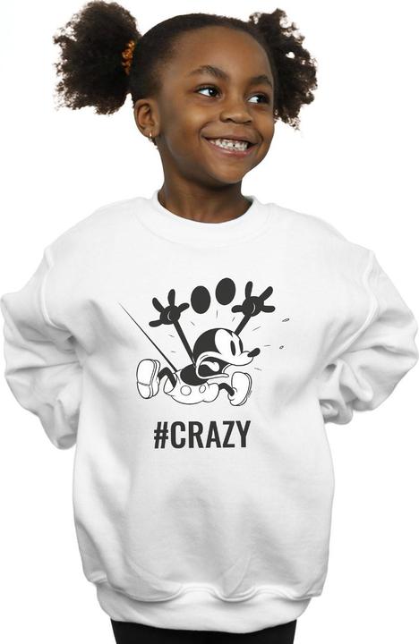 Immagine prodotto Disney Mickey Mouse #Crazy Felpa Ragazze (140, 146)
