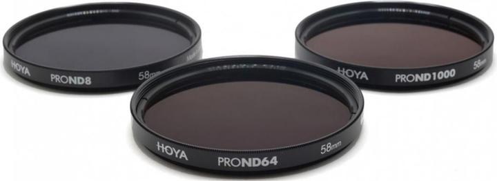 Produktbild Hoya PRO ND Filter Kit 8/64/1000 Filterset (55 mm, ND- / Graufilter)