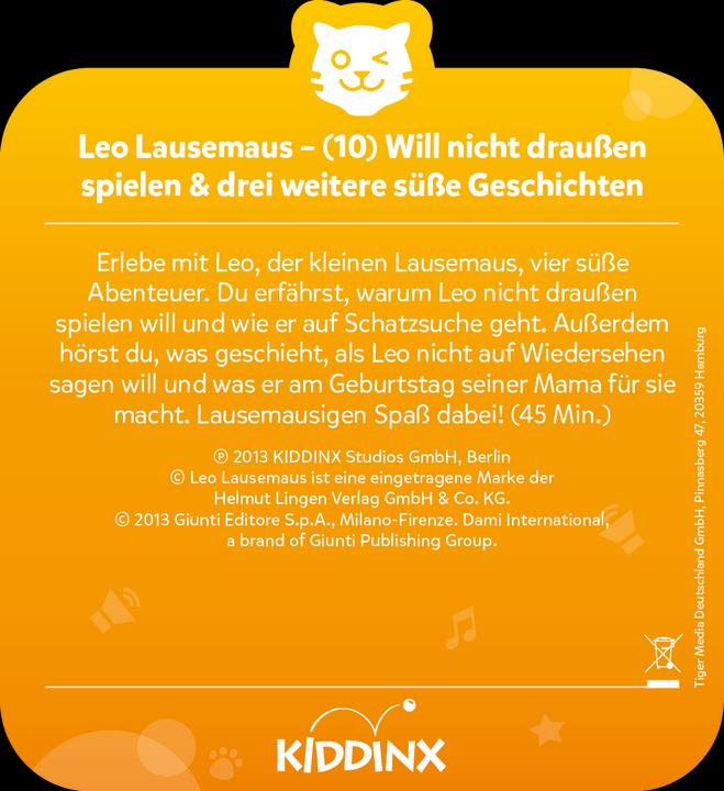 Produktbild Tigermedia Tigercard Leo Lausemaus Geht auf Schatzsuche und 3 weitere süße Geschichten (Deutsch)