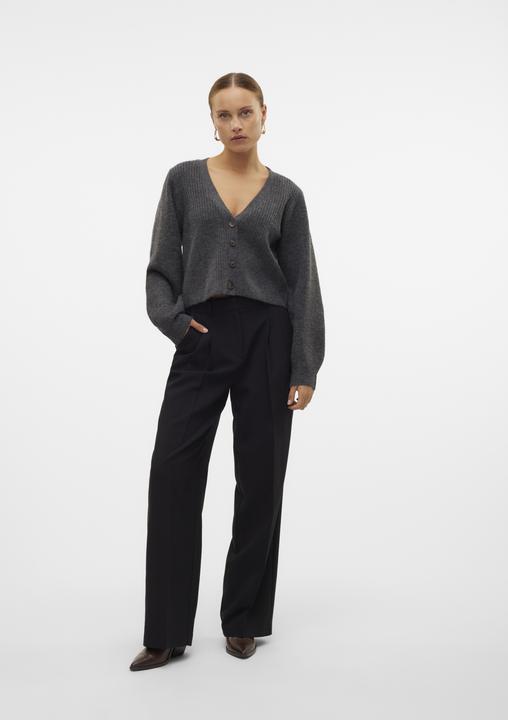 Image du produit Vero Moda Coupe normale Col en V Manches côtelées Manches ballon Veste en tricot (XS)
