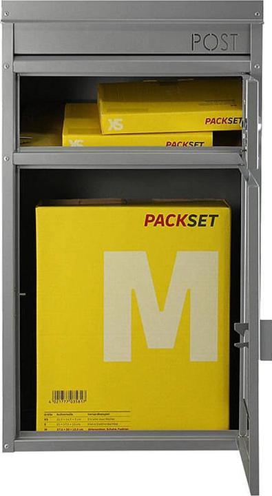 Actual product image SafePost 45 Letterbox with parcel compartment silver-grey
