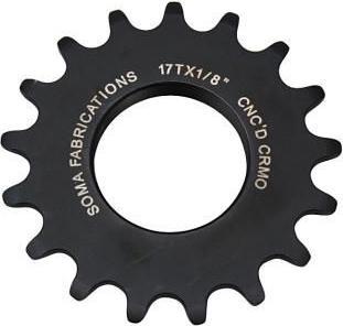 Actual product image Soma Track Cog Phosphate Black Pinion 1/8 (18 T) (18)