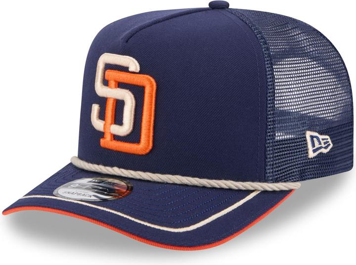Actual product image New Era 9Fifty Trucker Cap - Vintage Rope San Diego Padres