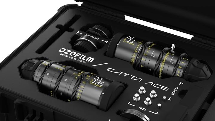 Image du produit Dzofilm Catta Ace Zoom 2-Lens Kit 18-35/70-135 T2.9 Black (Monture L, Monture C, Plein format)