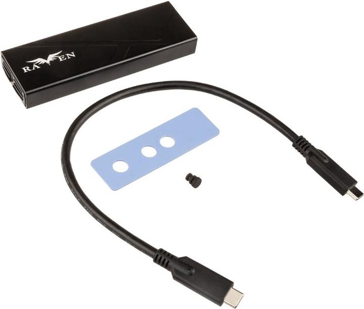 Immagine prodotto Silverstone SST-RVS03 Custodia per SSD M.2, USB-C (M.2 2280)