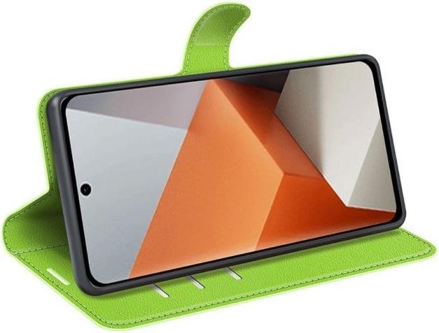 Actual product image MU Classic Litchi Leather Bookcover Series (Xiaomi Redmi Note 13 Pro+)