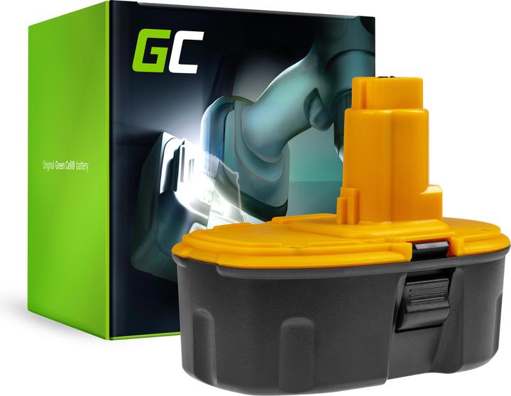 Actual product image GreenCell Laptop Battery for DE9093 DE9503 for DeWalt DC020 DC212 - 18V - 3000mAh (18 V)