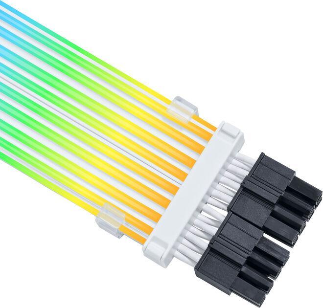 Produktbild Lian-Li Strimer Wireless 2x 8-Pin CPU-Kabel (Mehrfarbig)