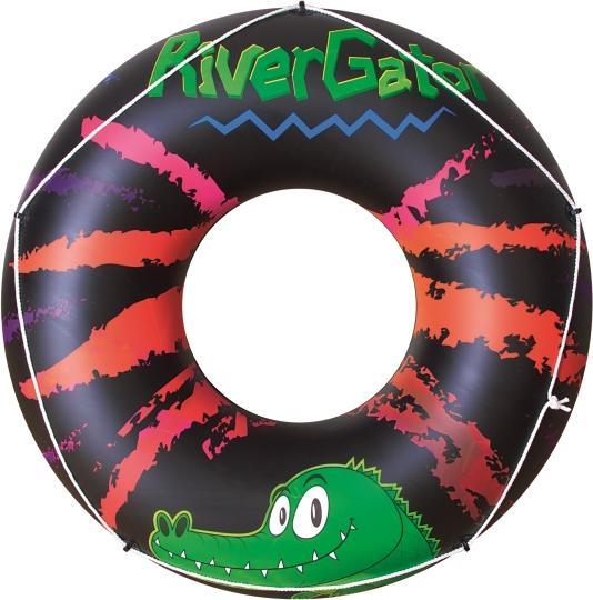Produktbild Bestway Inflatable Swim Ring River Gator F1.19m, Black, Orange, Swim ring, Image, Vinyl, 12 yr(s), C
