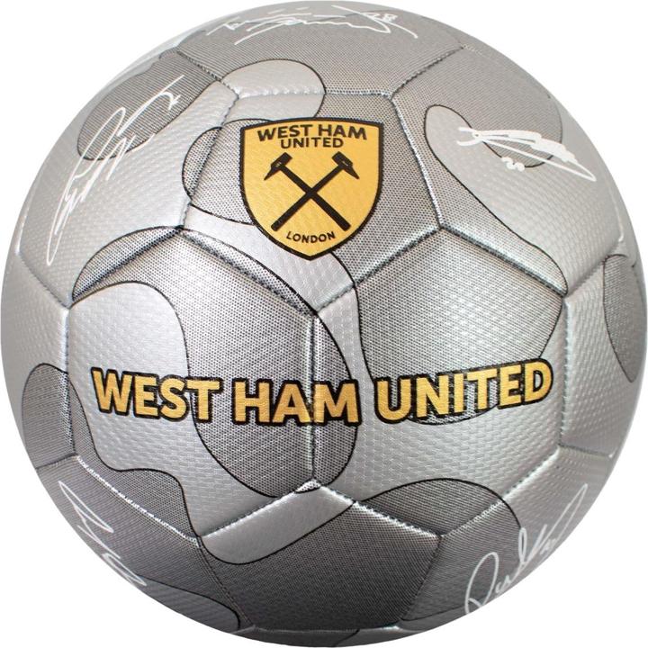 West Ham United FC Fussball mit Unterschriften (5)