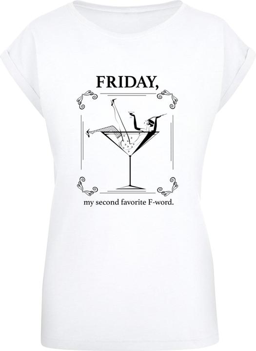 Mister Tee Ladies F-Word Extended Shoulder Tee - 125199