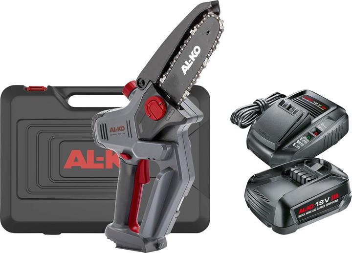 Productafbeelding AL-KO 18 V BOSCH HOME AND GARDEN COMPATIBLE accu-minikettingzaag CSM 1815 (Accu kettingzaag)