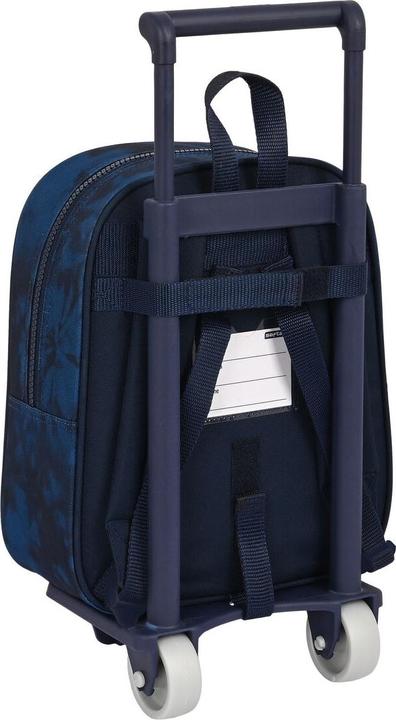 Produktbild Batman Schulrucksack mit Rädern Legendary Marineblau 22 x 27 x 10 cm