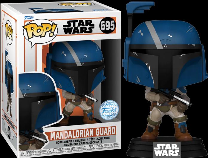 Image du produit Funko Star Wars : La Garde Mandalorienne Pop! Figure Vinyle #695 - Entertainment Earth Exclusive
