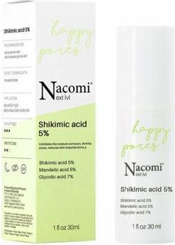 Actual product image Nacomi Next Level Shikimic Acid 5% Normalising Serum With Shikimic. Glycolic And Mandelic Acid For (30 ml)