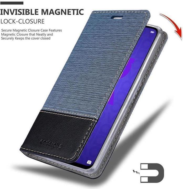 Image du produit Cadorabo Couverture look jeans Book (Huawei Nova 5, Huawei Nova 5 Pro)