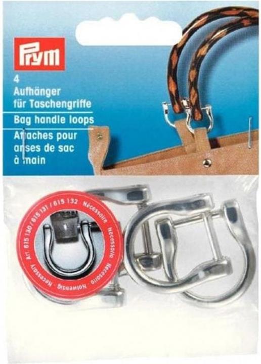 Produktbild Prym Taschengriff Aufhänger 18 mm Silber 4 Stück