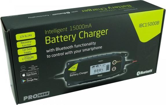 Actual product image ProUser IBC15000B 18180 Car charger 12 V, 24V 15A 7.5A (12V, 24V, 15 A)