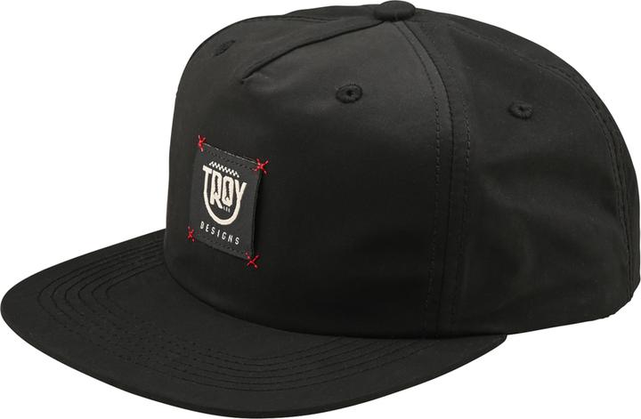 Troy Lee Designs Unstructured Snapback Cap, Smiley, black, one size (One Size)