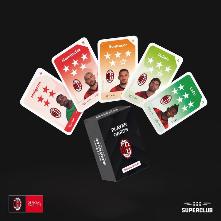 Produktbild Superclub AC Milan - Player Cards (Englisch)