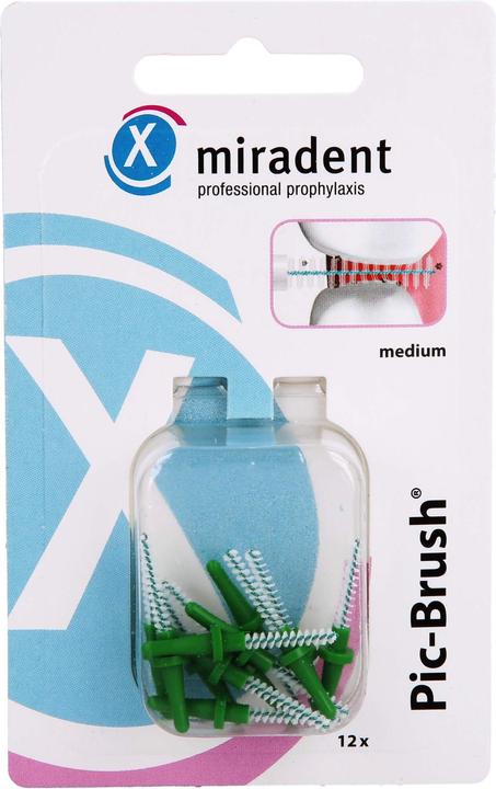Image du produit Miradent Brosses de rechange Pic-Brush Refill (12 x)