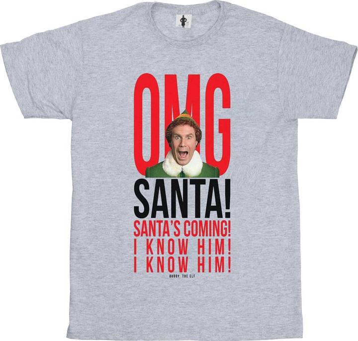 Produktbild Elf OMG Santa I Know Him TShirt (S)