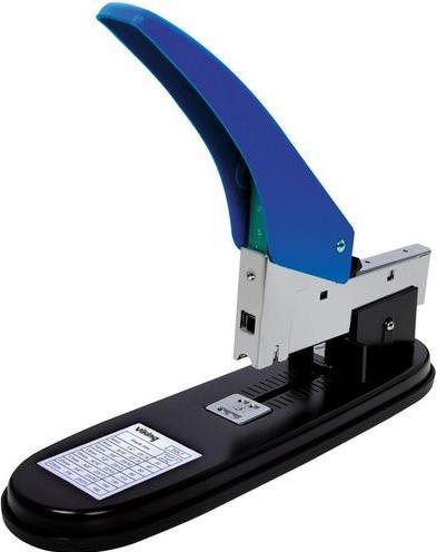 Office Depot Block stapler Heavy Duty Half strip 210 sheets Blue, black (210 Sheets)