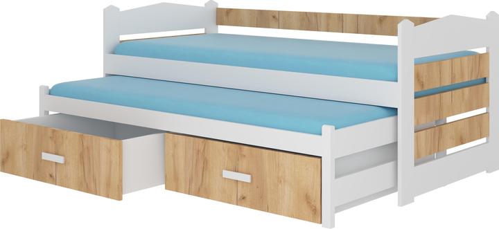 Produktbild ADRK Furniture Doppelbett mit Matratzen TIARRO 180x80 (180 x 80 cm)