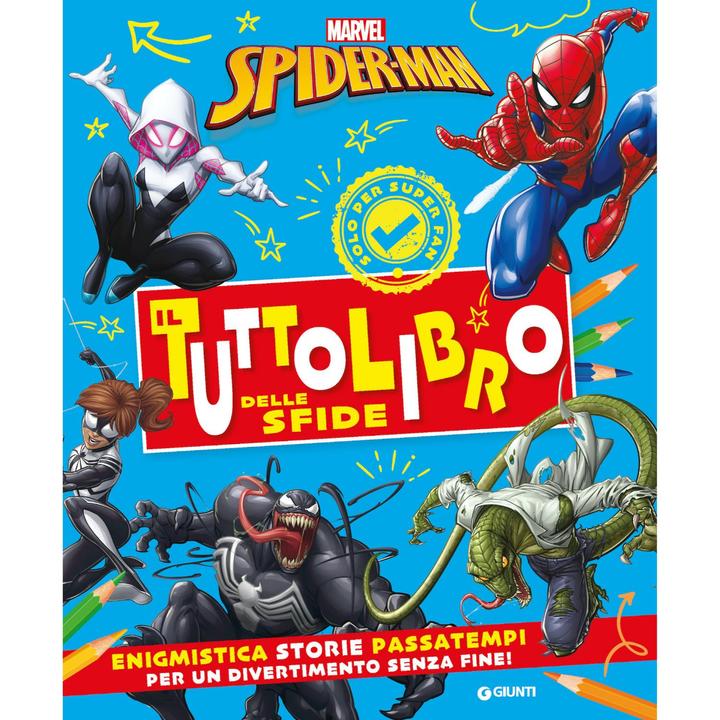 Actual product image Spiderman. il tuttolibro delle sfide. ediz. a colori (Italian, Walt Disney)