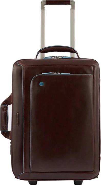 Actual product image Piquadro Blue Square Cabin Trolley 15.6 Mahogany