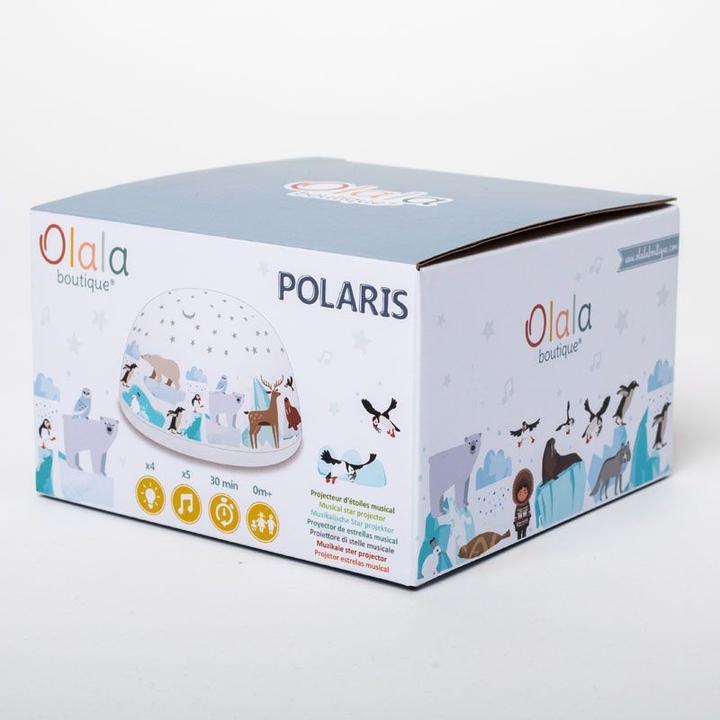 Image du produit A Little Lovely Company Veilleuse Ciel étoilé Projecteur, Polaris/ Océan polaire
