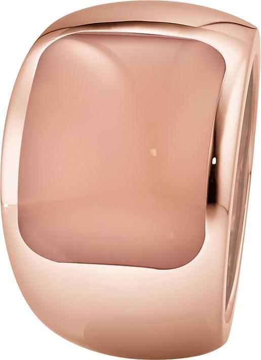 Produktbild Xen Ring mit 15x12 mm grossen Chalzedon rosé-vergoldet (52)